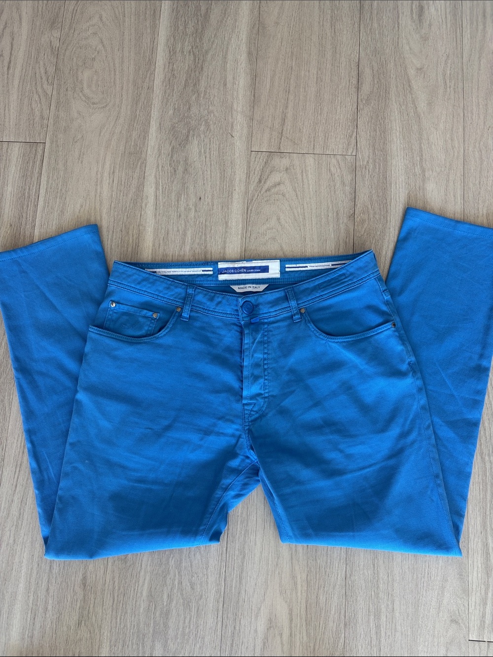 Jacob Cohen light blue  Denim straight leg Euro jeans